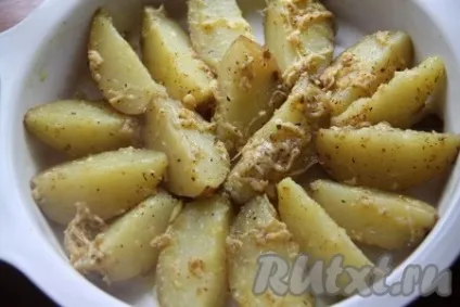 Варену картоплю, запечений в духовці з сиром - рецепт з фото (духовці) Варену картоплю, запечений в духовці з сиром - рецепт з фото