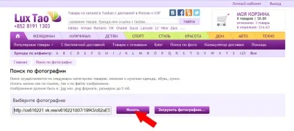 Вибір і пошук товару в магазині luxtao (пошук товарів на luxtao) Вибір і пошук товару в магазині luxtao