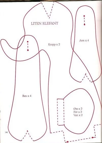 Викрійки іграшок, ляльок і речей з книги tildas atelier (сувеніри) Викрійки іграшок, ляльок і речей з книги tildas atelier