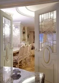Вітражі для дверей