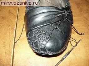 В'язана взуття