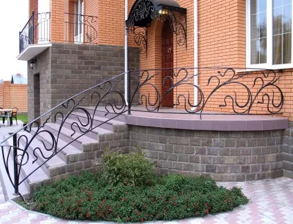 Вхідні сходи в будинок фото металевих в приватному, парадна своїми руками, будівництво, як