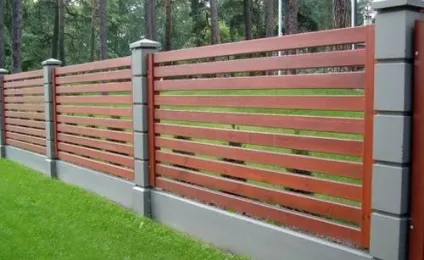 Забір в стилі ранчо з необрізної дошки своїми руками (паркан з дошки) Забір в стилі ранчо з необрізної дошки своїми руками