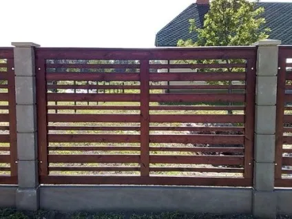Забір в стилі ранчо з необрізної дошки своїми руками (паркан) Забір в стилі ранчо з необрізної дошки своїми руками