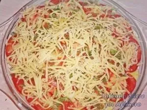 Запіканка з картоплею помідорами і сиром (проста картопляна запіканка) Запіканка з картоплею помідорами і сиром