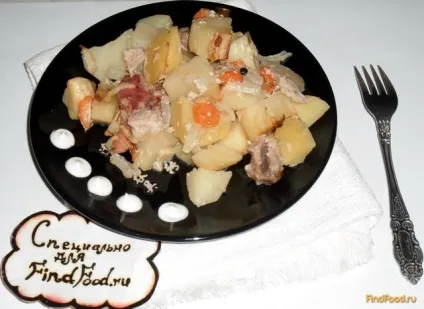 Запечена картопля з м'ясом і овочами рецепт з фото (м'ясом) Запечена картопля з м'ясом і овочами рецепт з фото