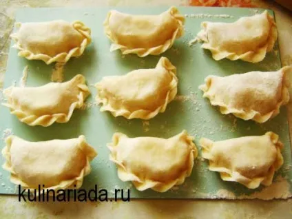 Заварні вареники з картоплею кулінаріада (тісто) Заварні вареники з картоплею кулінаріада