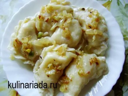 Заварні вареники з картоплею кулінаріада (вареники) Заварні вареники з картоплею кулінаріада