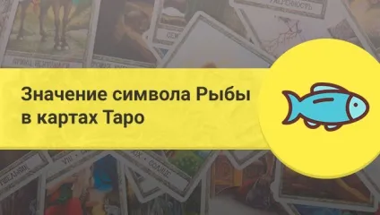 Значення символу риби в картах таро (риби) Значення символу риби в картах таро