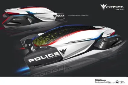 2025 рік - поліцейські автомобілі майбутнього - незвичайні машини (поліцейські) 2025 рік - поліцейські автомобілі майбутнього - незвичайні машини