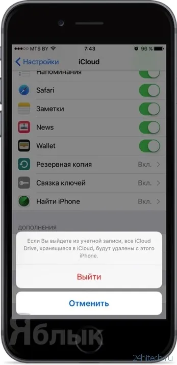 Що буде, якщо вийти з icloud на iphone, ipad і mac, хайтек агрегатор (вийти) Що буде, якщо вийти з icloud на iphone, ipad і mac, хайтек агрегатор