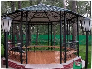 Дачні садові альтанки з фото зроблені самостійно (Садові альтанки своїми) Дачні садові альтанки з фото зроблені самостійно