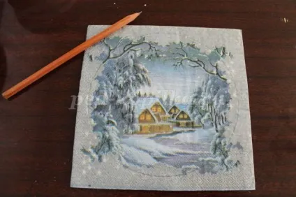 Декупаж пластинки