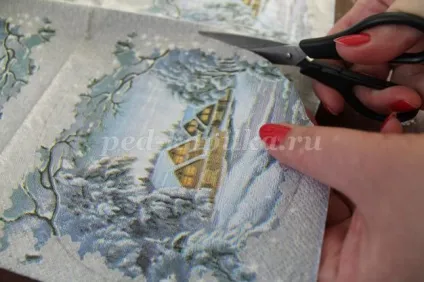 Декупаж пластинки