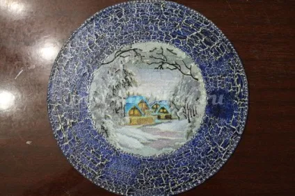 Декупаж пластинки
