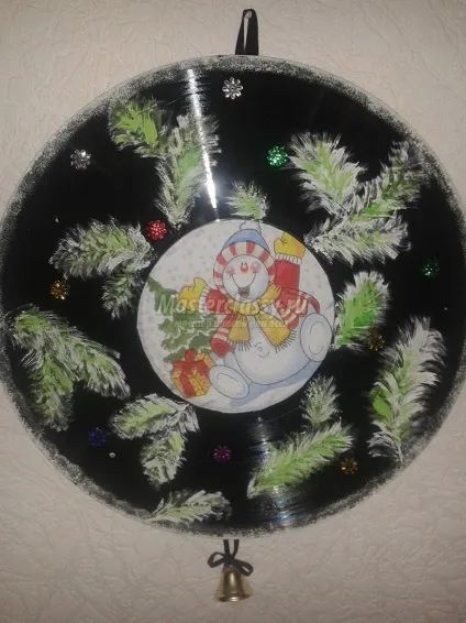 Декупаж вінілової платівки (декупаж вінілової платівки) Декупаж вінілової платівки