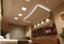Дворівневі стелі з гіпсокартону для вітальні фото з підсвічуванням, однорівневі і натяжні, (дворівневі) Дворівневі стелі з гіпсокартону для вітальні фото з підсвічуванням, однорівневі і натяжні,