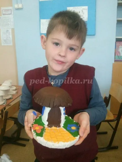 Будиночок - грибок з гіпсу (грибок) Будиночок - грибок з гіпсу