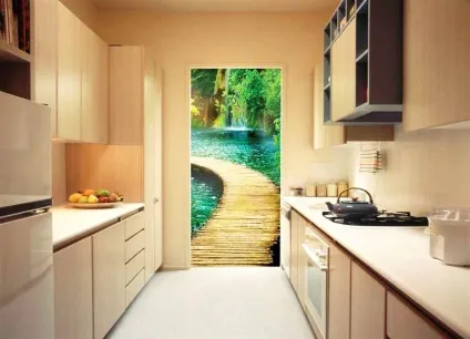 Фотошпалери для кухні як вибрати, які розміри є, малюнки, пейзажі (кухні) Фотошпалери для кухні як вибрати, які розміри є, малюнки, пейзажі