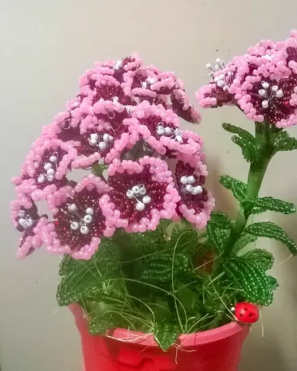 Флокси з бісеру