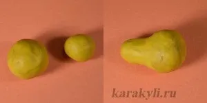 Фрукти з пластиліну - ліплення з дітьми від 4 років, каракулі