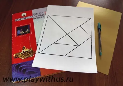 головоломка танграм