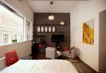 Вітальня і спальня в одній кімнаті суміщення і фото дизайну, як зробити інтер'єр в однокімнатній (однієї) Вітальня і спальня в одній кімнаті суміщення і фото дизайну, як зробити інтер'єр в однокімнатній