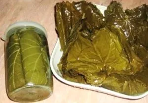 Як маринувати і солити листя винограду для долми на зиму (рецепт)