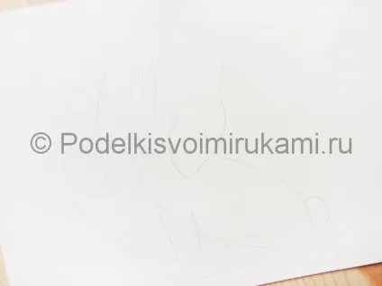Як намалювати собаку олівцями поетапно (поетапно олівцем намалювати) Як намалювати собаку олівцями поетапно