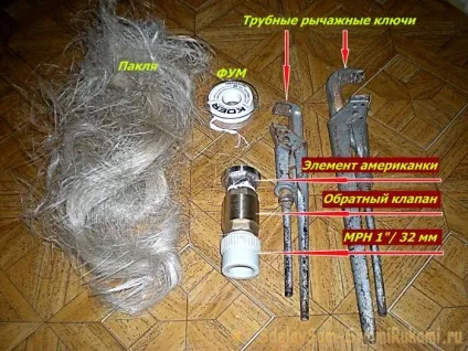 Як намотувати клоччя на різьбу якісно, майстер-клас своїми руками (майстер-клас) Як намотувати клоччя на різьбу якісно, майстер-клас своїми руками