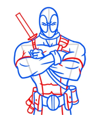 Як намалювати Дедпулу (deadpool)