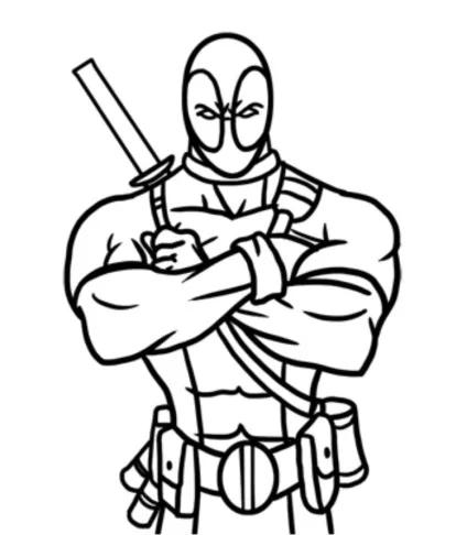 Як намалювати Дедпулу (deadpool)