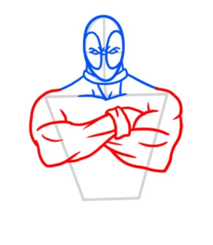 Як намалювати Дедпулу (deadpool)
