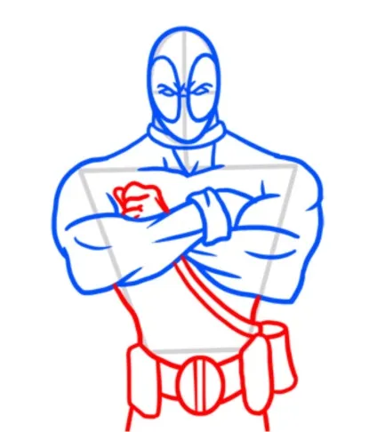 Як намалювати Дедпулу (deadpool)