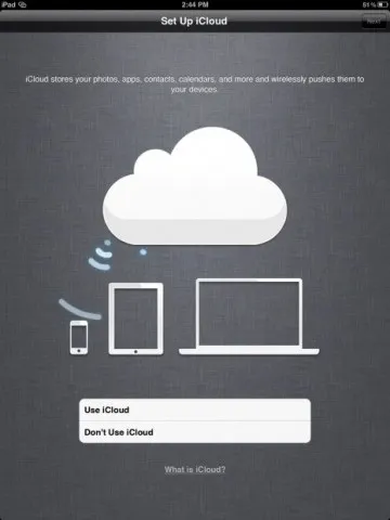 Як налаштувати ваш новий ipad з icloud або itunes