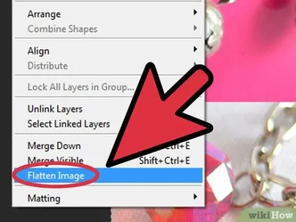 Як об'єднати шари в photoshop (меню Шари Layers) Як об'єднати шари в photoshop