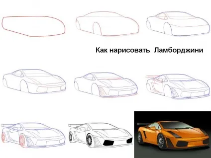 Як навчитися малювати машину ламборджини