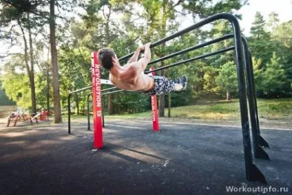 Як підвищити ефективність занять на брусах і турніках - street workout - тренування з (вуличний спорт інвентар) Як підвищити ефективність занять на брусах і турніках - street workout - тренування з
