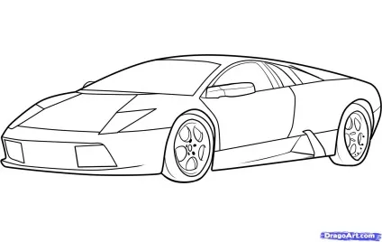 Як малювати корандашом lamborghini