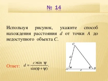 Як працює теорема синусів