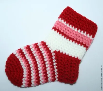 Як просто зв'язати носочки гачком - ярмарок майстрів - ручна робота, handmade (шкарпетки) Як просто зв'язати носочки гачком - ярмарок майстрів - ручна робота, handmade