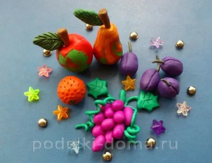 Як зліпити фрукти з пластиліну, коробочка ідей і майстер-класів (зліпити) Як зліпити фрукти з пластиліну, коробочка ідей і майстер-класів