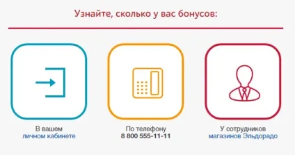 Як дізнатися баланс на бонусної карті ельдорадо (бонусної) Як дізнатися баланс на бонусної карті ельдорадо