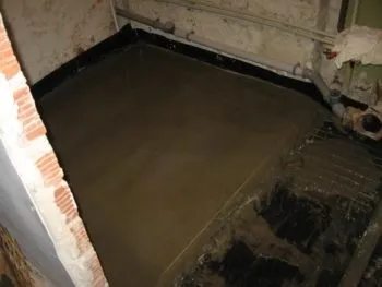Як залити підлогу в туалеті під плитку (можна проводити роботи) Як залити підлогу в туалеті під плитку