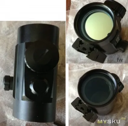 Приціл коліматора закритого типу 1х40 red (закритого) Приціл коліматора закритого типу 1х40 red