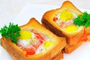 Як смачно посмажити яєчню (яйця сіль перець) Як смачно посмажити яєчню