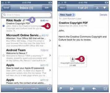 Як в iphone переглядати вкладення електронної пошти - iphone - ipad