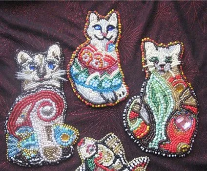 Котоманія в бісер - ярмарок майстрів - ручна робота, handmade (інкрустація бісером) Котоманія в бісер - ярмарок майстрів - ручна робота, handmade
