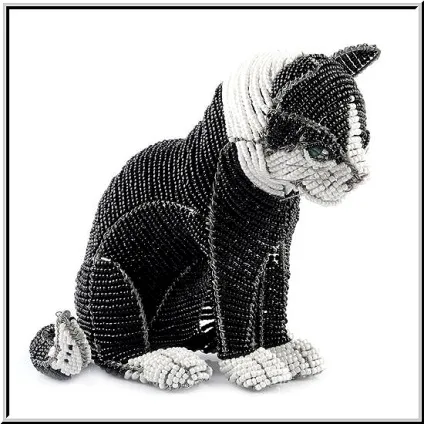 Котоманія в бісер - ярмарок майстрів - ручна робота, handmade (клейова мозаїка) Котоманія в бісер - ярмарок майстрів - ручна робота, handmade