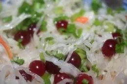 Квашена капуста з журавлиною (квашена капуста з журавлиною) Квашена капуста з журавлиною